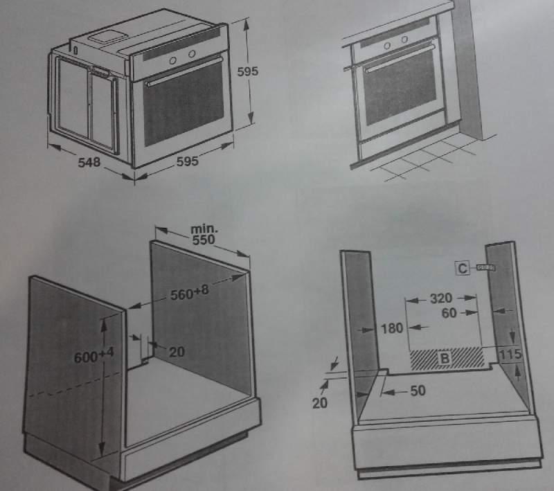 Bosch серебристый духовой шкаф